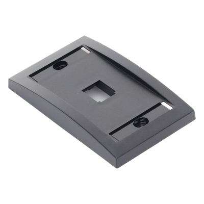 PANDUIT CFPE1BLY - Placa de Pared Vertical / 1 Puerto Mini-Com / Espacio para Etiquetas / ABS Negro | SIERRA STORE
