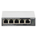 Switch de Escritorio / 5 Puertos Gigabit / 4 Puertos PoE 802.3af/at 65W / PoE Extendido 250m (820 pies) / Sin Ventilador | SIERRA STORE