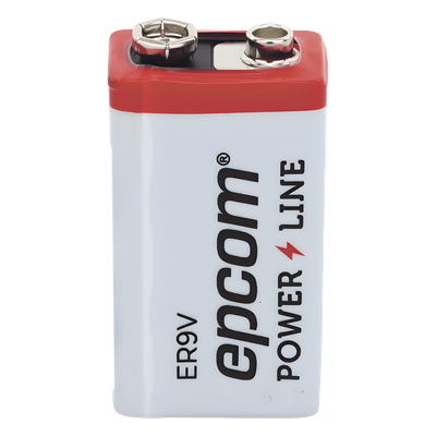 Batería de Litio 9V / 1200 mAh / Cloruro de Tionilo / No Recargable / Operación -60°C a +85°C / Acero Inoxidable | SIERRA STORE