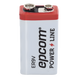 Batería de Litio 9V / 1200 mAh / Cloruro de Tionilo / No Recargable / Operación -60°C a +85°C / Acero Inoxidable | SIERRA STORE
