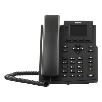 Teléfono IP Empresarial / 4 Líneas SIP / Pantalla LCD 2.4 Pulgadas / PoE / Audio HD / Conferencia 6 Participantes | SIERRA STORE