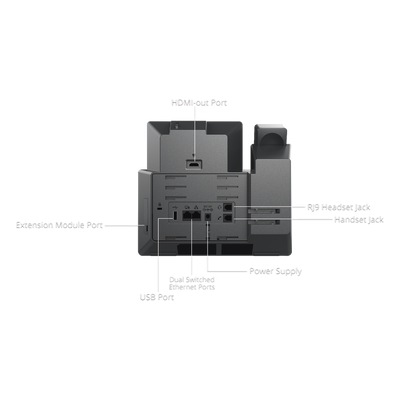 Videoteléfono IP pantalla táctil con android de 16 líneas, doble puerto Gigabit, PoE/PoE+ | SIERRA STORE