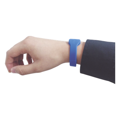 ACCESSPRO ACCESSWB65PROX - Brazalete de Proximidad / 125 kHz EM / 65 mm Diámetro / 2.13 ft / Wiegand 26 / Silicona / Azul | SIERRA STORE