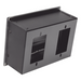 Caja Universal Vacía / 2 Módulos / Aluminio Anodizado / Escritorio / 2m / 6.56 ft / -20°C a +80°C | SIERRA STORE