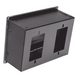 Caja Universal Vacía / 2 Módulos / Aluminio Anodizado / Escritorio / 2m / 6.56 ft / -20°C a +80°C | SIERRA STORE