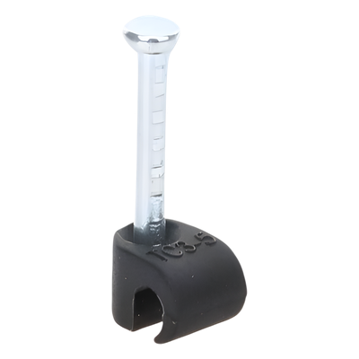 Grapa para Fibra Óptica / Clavo Integrado 19.1 mm / Polipropileno UV / Rango Térmico -10°C a +120°C / 100 Piezas | SIERRA STORE