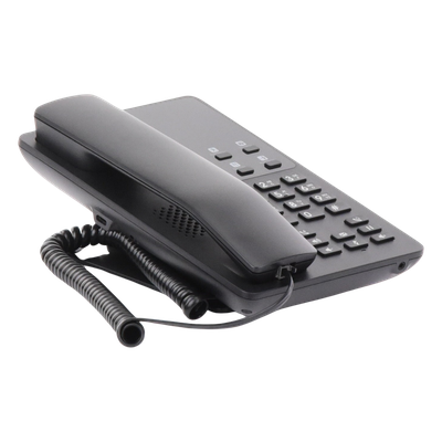 Teléfono IP Hotelero / 2 Líneas SIP / Audio HD Opus / 6 Teclas Programables / 10 Marcación Rápida / Montaje Pared o Escritorio | SIERRA STORE