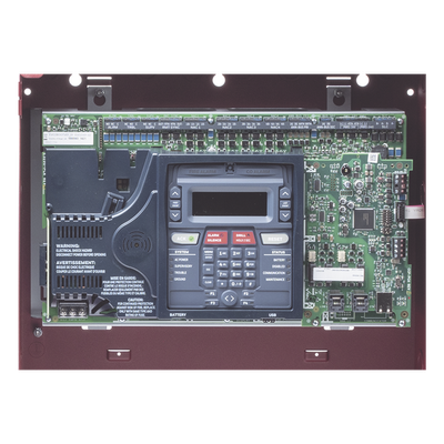 Panel de Control de Incendio Direccionable / 318 Puntos por Lazo SLC / Expandible a 954 Puntos / 4 Circuitos NAC / Pantalla LCD 80 | SIERRA STORE