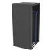 LINKEDPRO BY EPCOM SR-1924-GFP - Gabinete para Montaje en Pared, Puerta de Cristal Templado, Cuerpo Fijo con Rack 19" de 24 Unidades | SIERRA STORE