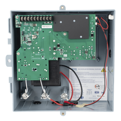 Energizador Perimetral / 12,000 V / 1 J / 2,500 m (8,202 ft) Lineales / Control Remoto con Pánico / Respaldo Batería 3 Días / | SIERRA STORE