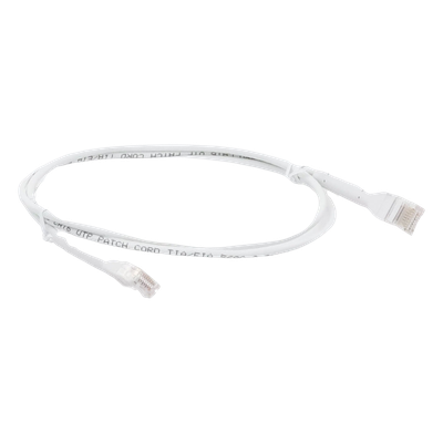 LINKEDPRO BY EPCOM LP-PSLIM-1WH - Cable de Parcheo Cat6 / Ultra Slim 1 m (3.28 ft) / UTP / RJ45 Modular / Blanco | SIERRA STORE