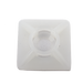 Base Autoadherible para Cinchos / 19x19 mm / Nylon Resistente / Temperatura -10°C a 50°C / Paquete 100 Piezas / Orificio Central para | SIERRA STORE