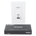 Extensor HDBaseT de Placa de Pared / 4K2K@60Hz / 40 m (131.2 ft) / 1080p a 70 m (229.7 ft) / PoC / IR Bidireccional / RS-232 / HDMI | SIERRA STORE