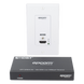 Extensor HDBaseT de Placa de Pared / 4K2K@60Hz / 40 m (131.2 ft) / 1080p a 70 m (229.7 ft) / PoC / IR Bidireccional / RS-232 / HDMI | SIERRA STORE