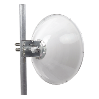 Antena Direccional Parabólica / 29 ± 1 dBi / 4.9 - 6.4 GHz / Dual Polarización V/H / Conectores N-Hembra / Plato Profundo / Radomo UV | SIERRA STORE