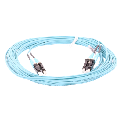 PANDUIT FX2ERLNLNSNM005 - Jumper de Fibra Óptica / Multimodo OM3 50/125 / LC-LC Dúplex / OFNR Riser / LSZH / 5 m (16.40 pies) | SIERRA STORE