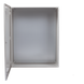 Gabinete de Acero IP66 Uso en Intemperie (800 x 1000 x 300 mm) con Placa Trasera Interior Metálica y Compuerta Inferior Atornillable | SIERRA STORE