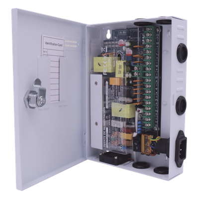 Fuente de Alimentación Profesional / 9 Canales / 16 A Total / 1.8 A por Salida / 11-15 VCC Ajustable / 200 W / Rango Extendido -20°C a | SIERRA STORE