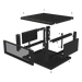 LINKEDPRO BY EPCOM SR-1904-GFP-VR2 - Gabinete de Pared Fijo, Con 4 Unidades de Rack, de 19 in, Fabricado en Acero, Puerta Perforada | SIERRA STORE