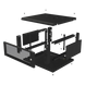 LINKEDPRO BY EPCOM SR-1904-GFP-VR2 - Gabinete de Pared Fijo, Con 4 Unidades de Rack, de 19 in, Fabricado en Acero, Puerta Perforada | SIERRA STORE