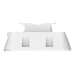Punto de Acceso Exterior / Wi-Fi 6 / Doble Banda / 2.4 Gbps / 512 Clientes / IP67 / Antenas 7 dBi y 10 dBi / Beamforming 2x2 | SIERRA STORE