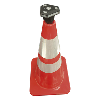 Porta Cono para Luz de Advertencia / Base Magnética / Caucho + Imán / 48×47.1×93.7 mm / 1.89×1.85×3.69 in | SIERRA STORE