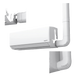 Kit de Canaletas para Aire Acondicionado / 11 Piezas / PVC Rígido / Interior y Exterior / 1 m (3.28 ft) de Longitud / -20°C a 75°C | SIERRA STORE