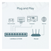 Switch no administrado / 8 puertos 10/100Mbps / Fanless / 4.9 x 1.9 x 0.9 in | SIERRA STORE