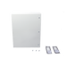 Gabinete de Acero IP66 Uso en Intemperie (800 x 1000 x 300 mm) con Placa Trasera Interior Metálica y Compuerta Inferior Atornillable | SIERRA STORE