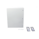 Gabinete de Acero IP66 Uso en Intemperie (800 x 1000 x 300 mm) con Placa Trasera Interior Metálica y Compuerta Inferior Atornillable | SIERRA STORE