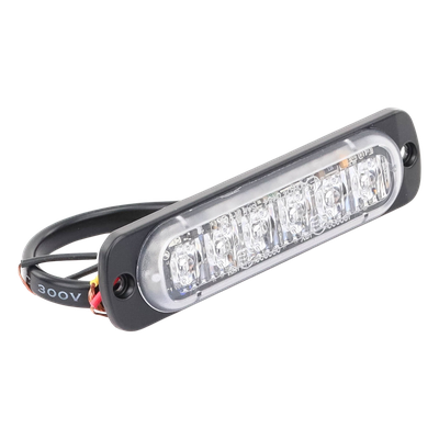 Luz Auxiliar LED / 6 LEDs / Certificación SAE Clase 1 y ECE R65 / Sincronización 15 Unidades / Perfil Bajo 9 mm / Aluminio Sólido | SIERRA STORE