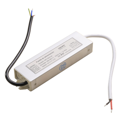 Fuente de Alimentación / 12 VDC / 5 A / IP67 / 100-265 VCA / -30°C a 70°C / 1.57 x 5.12 x 0.87 in | SIERRA STORE