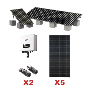 Kit Solar Interconexion  / 3kW  220Vca / Inversor AFORE / Montaje Incluido - AFORE