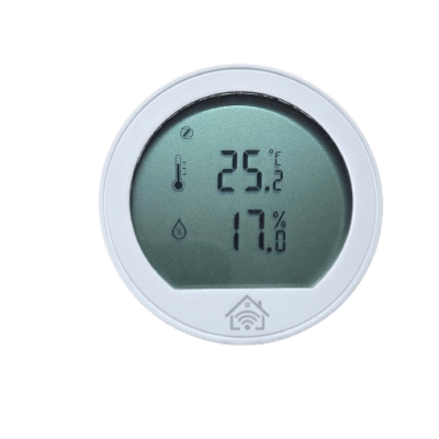 (ZigBee) Sensor de temperatura y humedad con pantalla de consulta, inalambrico ZigBee - SMARTHOME BY EPCOM