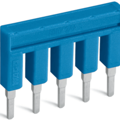 Puente Eléctrico / 10 Polos / Aislado Azul / 25A 800V / Certificación Ferroviaria / Material Rodante DIN EN 50155 / Resist...