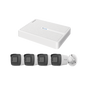 Kit IP 2 Megapixel / NVR de 8 Canales con 8 Puertos PoE  / 4 Cámaras IP Bala ...